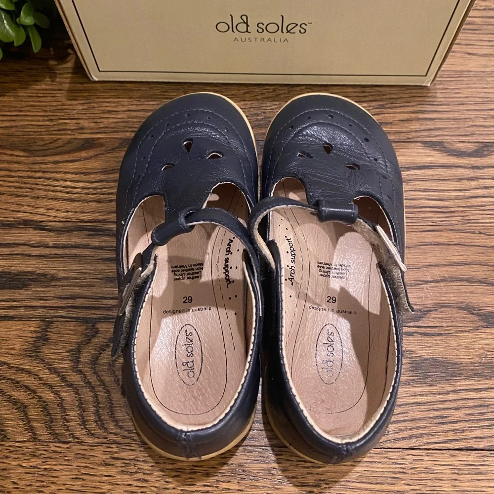 Old Soles Navy Blue Mary Jane Shoes Sz 12